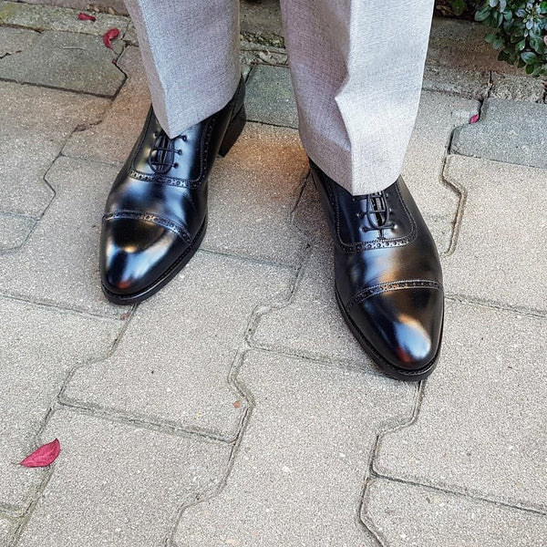 Business chaussure à lacet en cuir
